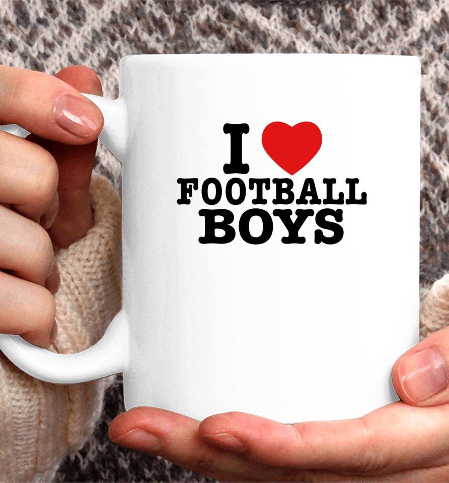 Moxi Mimi Merch I Love Football Boys Coffee Mug
