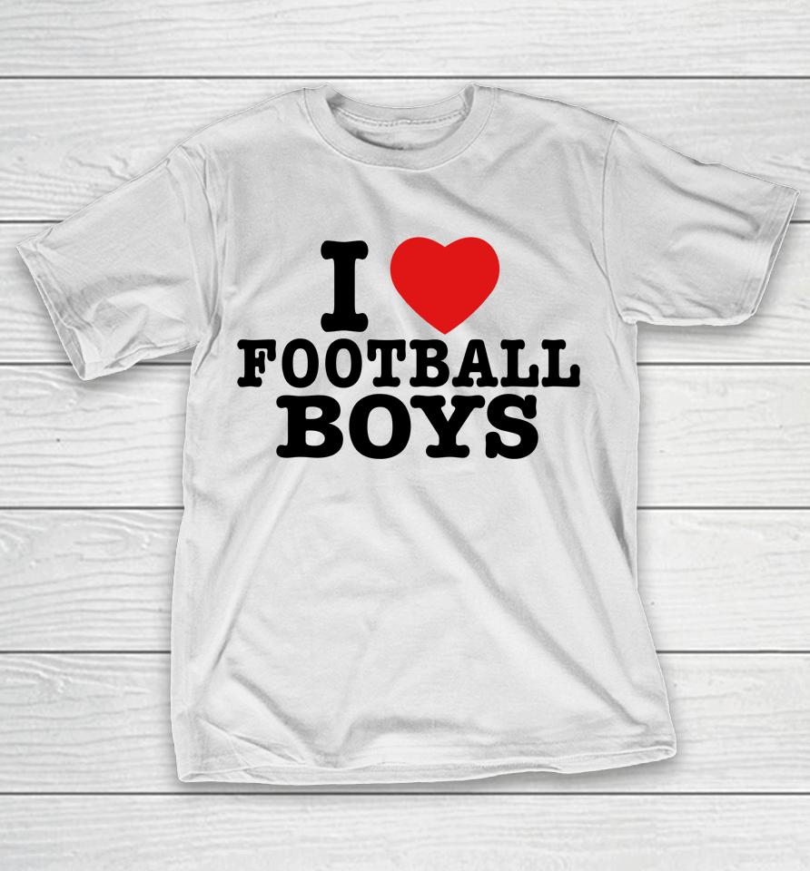 Moxi Mimi Merch I Love Football Boys T-Shirt