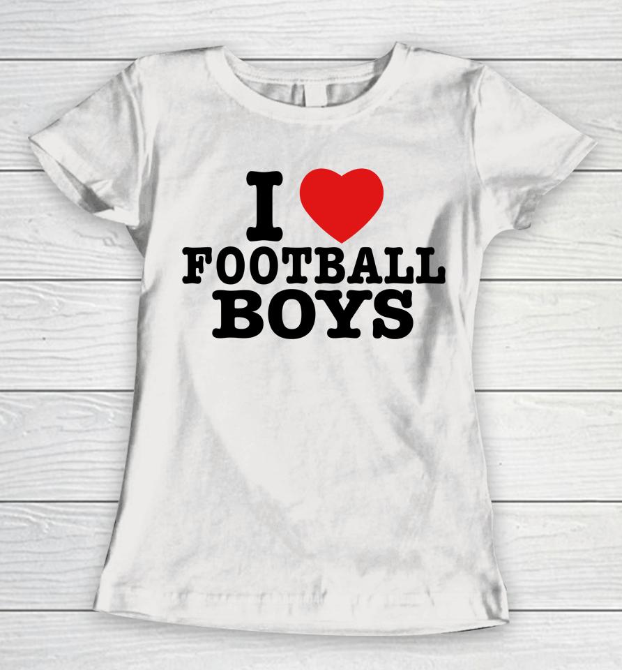 Moxi Mimi Merch I Love Football Boys Women T-Shirt