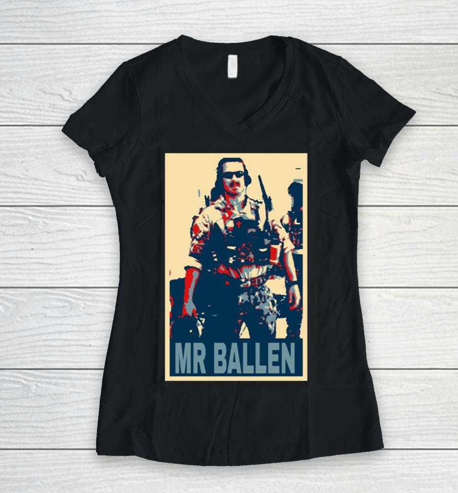 Mr Ballen Cool Design Women V-Neck T-Shirt