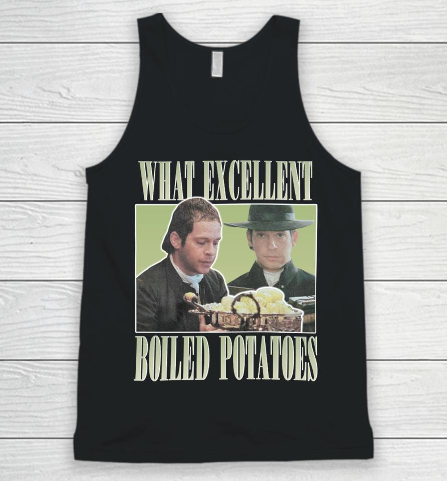 Mr Collins What Excellent Boiled Potatoes Unisex Tank Top
