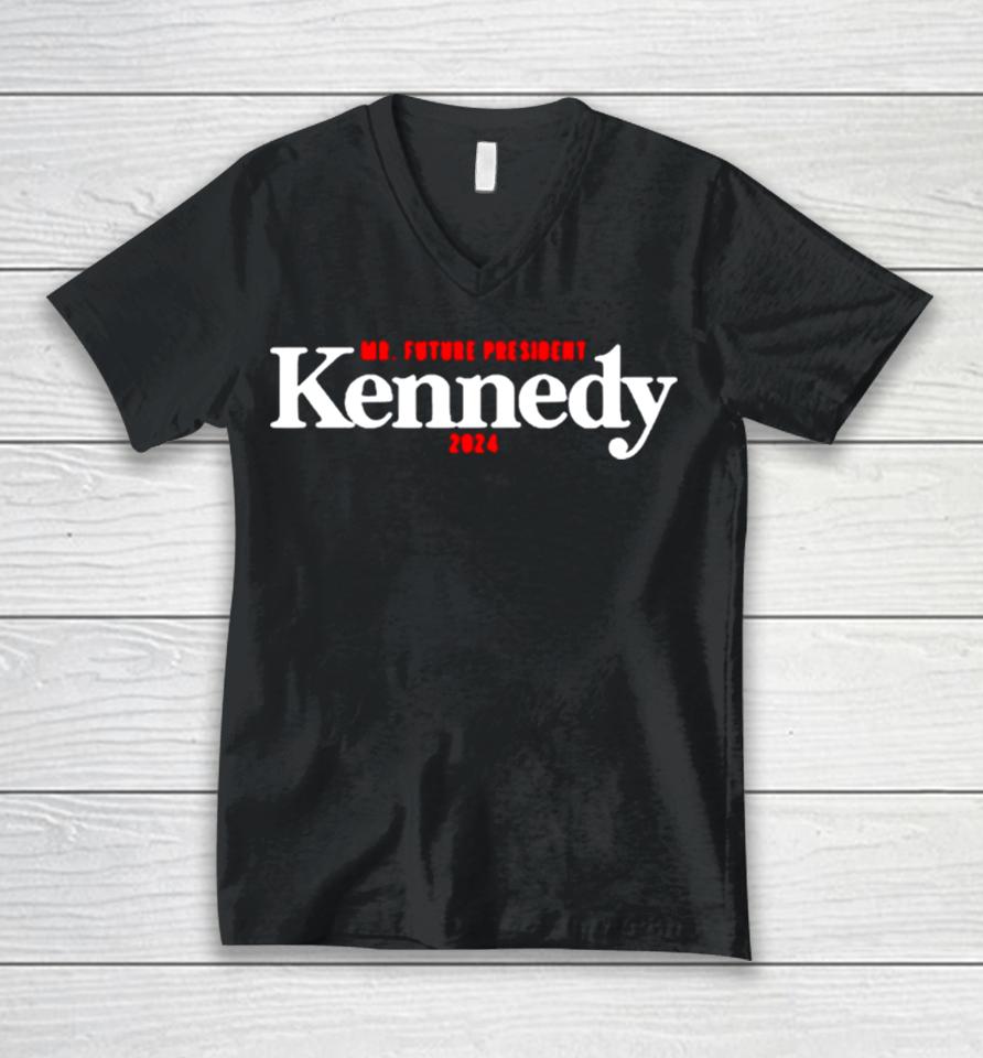 Mr. Future President Kennedy 2024 Unisex V-Neck T-Shirt