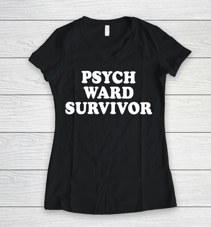 Mrs Leo Mcgarry Psych Ward Survivor Women V-Neck T-Shirt