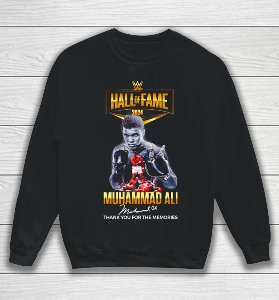 Muhammad Ali Hall Of Fame 2024 Thank You For The Memories Signature Sweatshirt