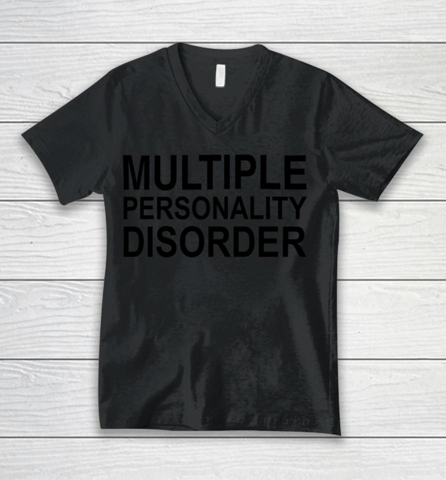 Multiple Personality Disorder Unisex V-Neck T-Shirt