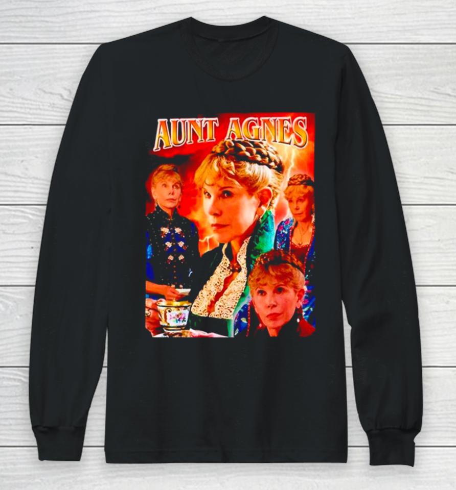 Mummy Dearest Podcast Annoyed Aunt Agnes Long Sleeve T-Shirt
