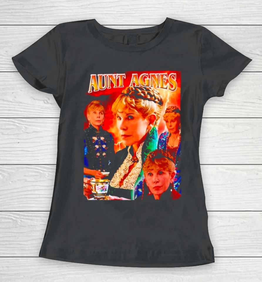 Mummy Dearest Podcast Annoyed Aunt Agnes Women T-Shirt
