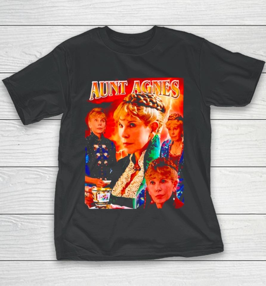 Mummy Dearest Podcast Annoyed Aunt Agnes Youth T-Shirt