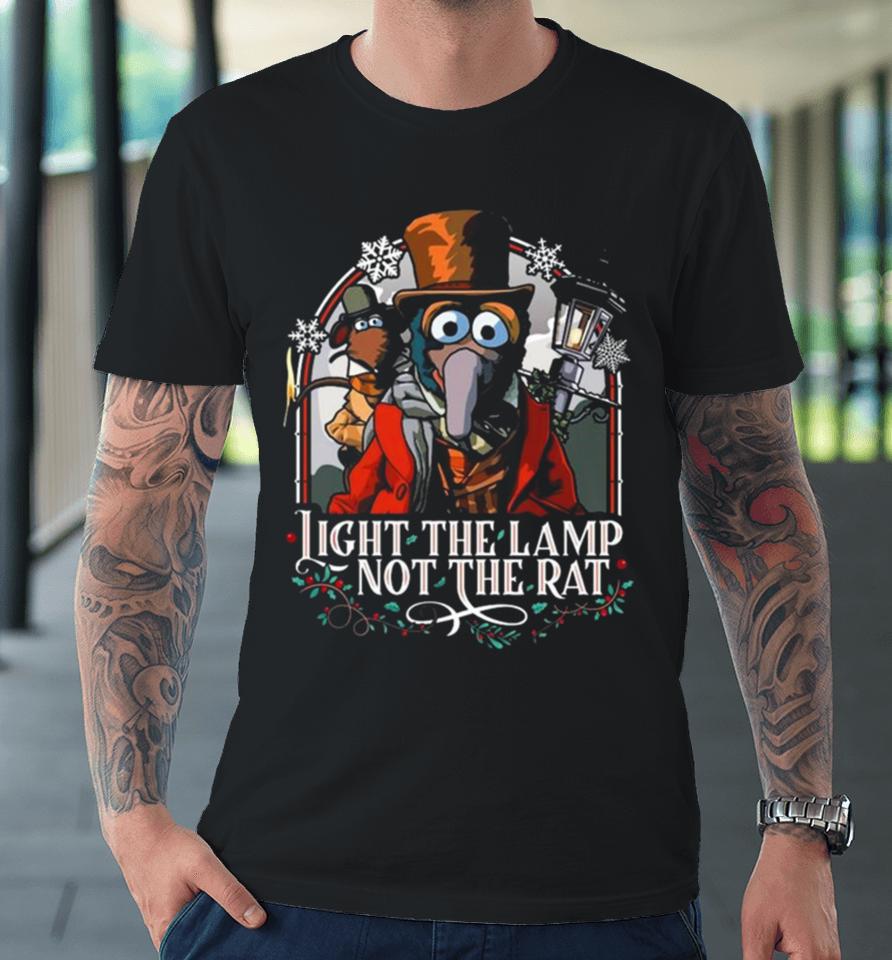 Muppet Christmas Carol – Gonzo And Rizzo Light The Lamp Not The Rat Premium T-Shirt