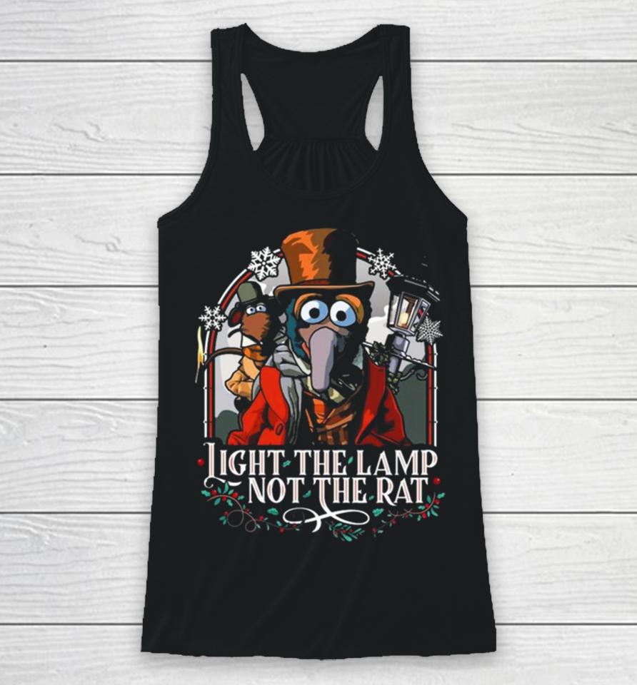 Muppet Christmas Carol – Gonzo And Rizzo Light The Lamp Not The Rat Racerback Tank