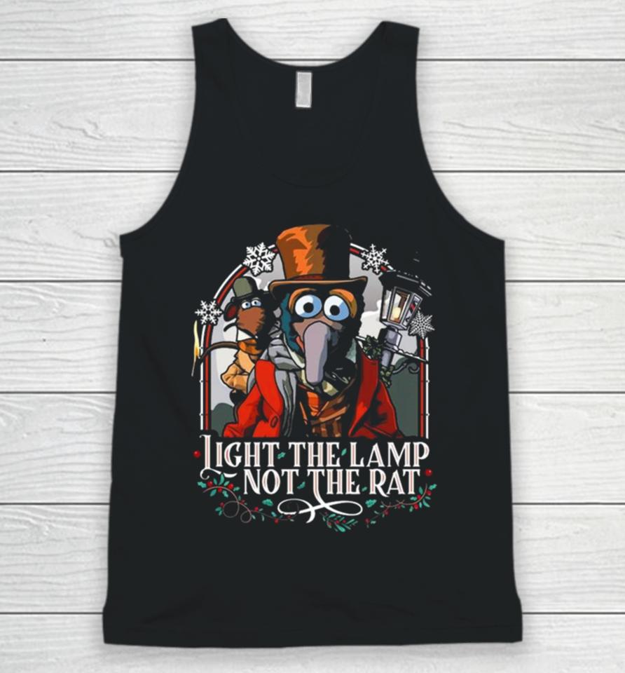 Muppet Christmas Carol – Gonzo And Rizzo Light The Lamp Not The Rat Unisex Tank Top