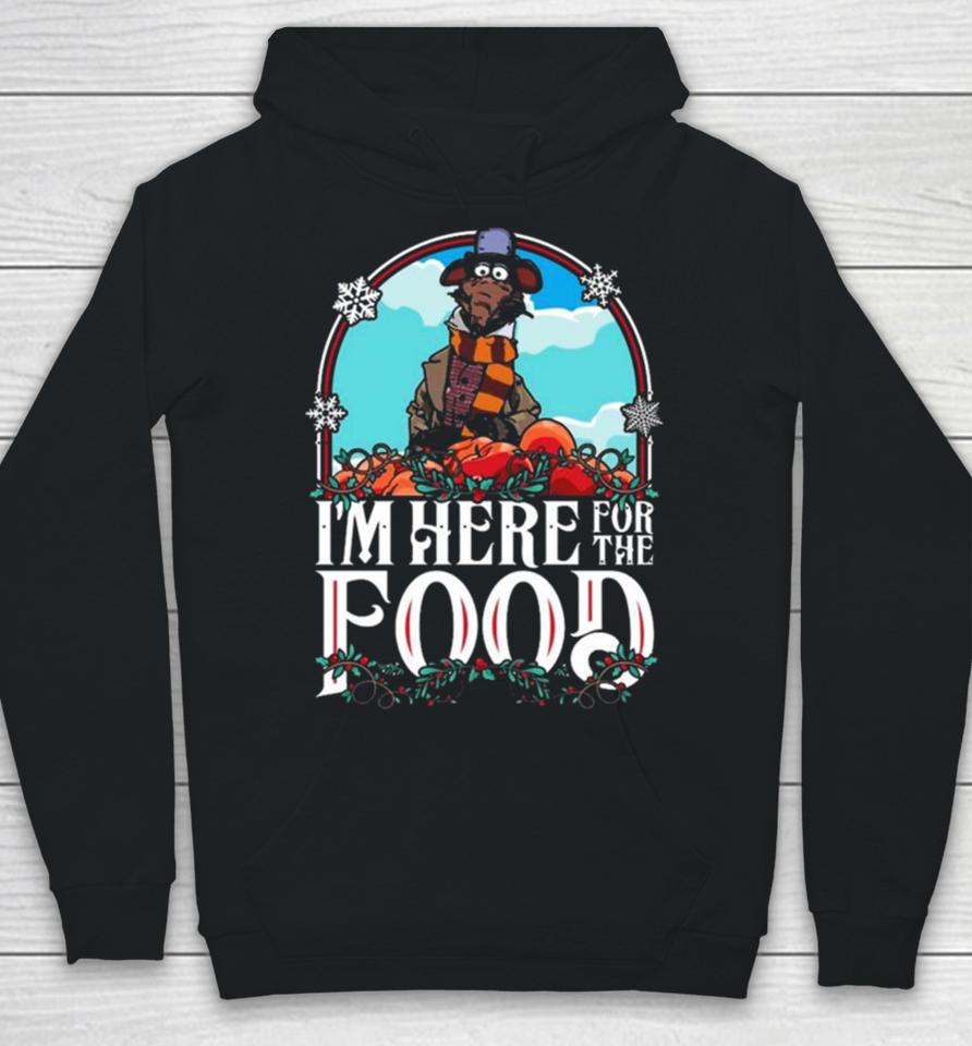 Muppet Christmas Carol Rizzo I’m Here For The Food Hoodie