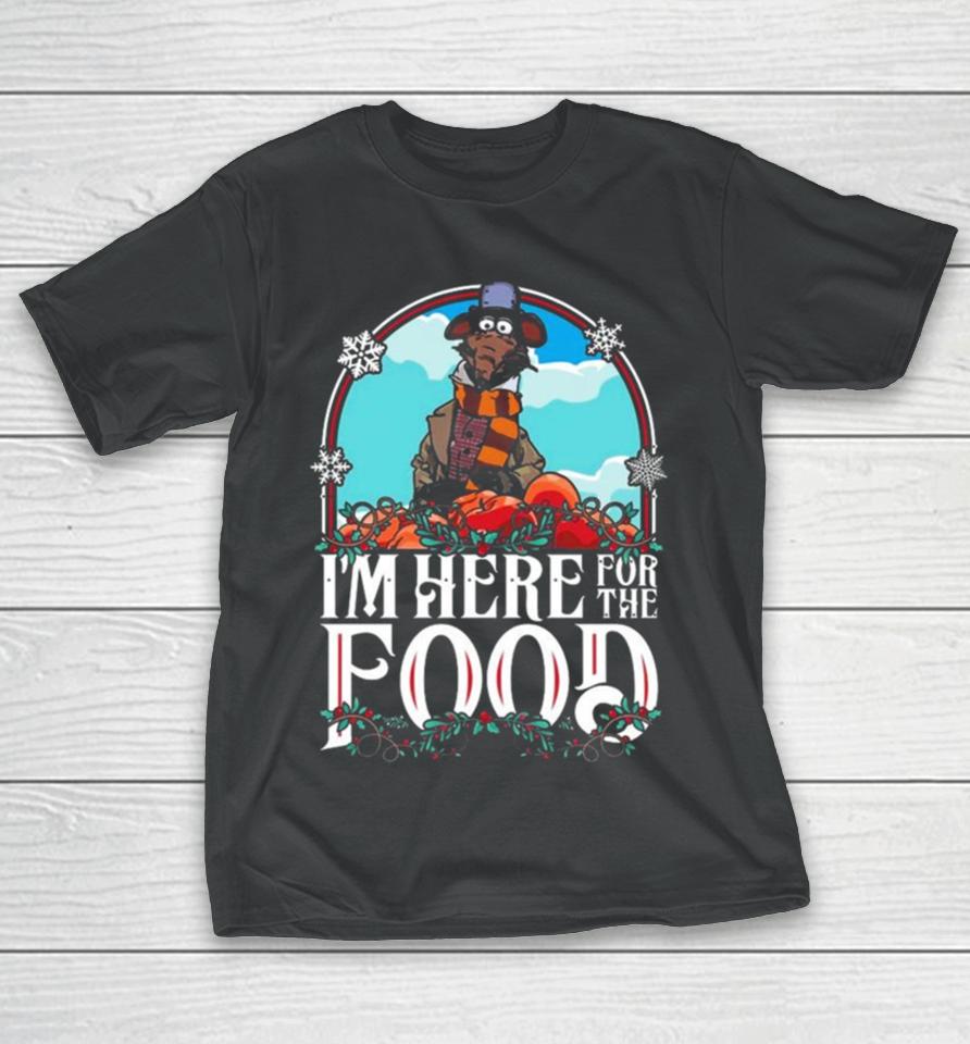 Muppet Christmas Carol Rizzo I’m Here For The Food T-Shirt
