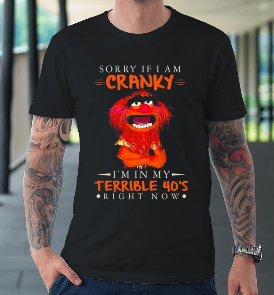 Muppet Sorry If I Am Cranky I’m In My Terrible 40’S Right Now Premium T-Shirt