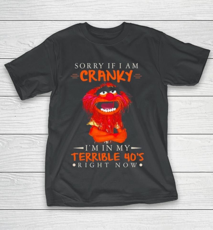 Muppet Sorry If I Am Cranky I’m In My Terrible 40’S Right Now T-Shirt