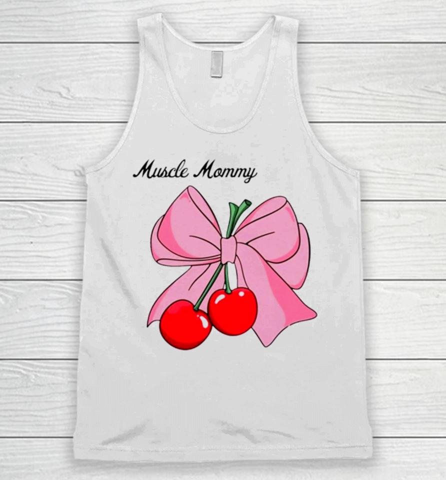 Muscle Mommy Bow Unisex Tank Top