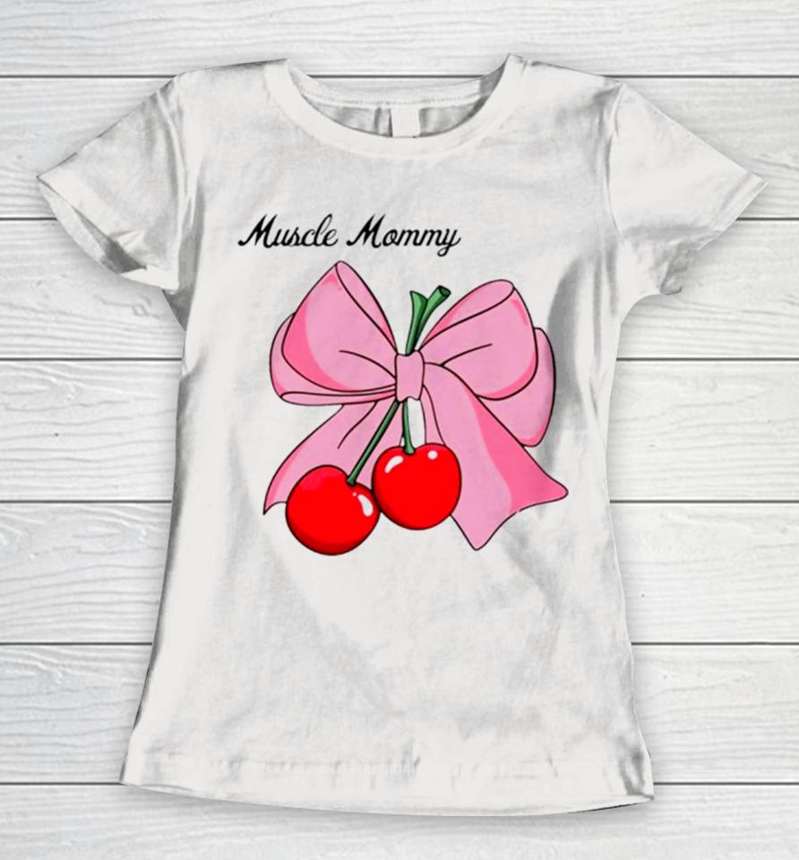 Muscle Mommy Bow Women T-Shirt