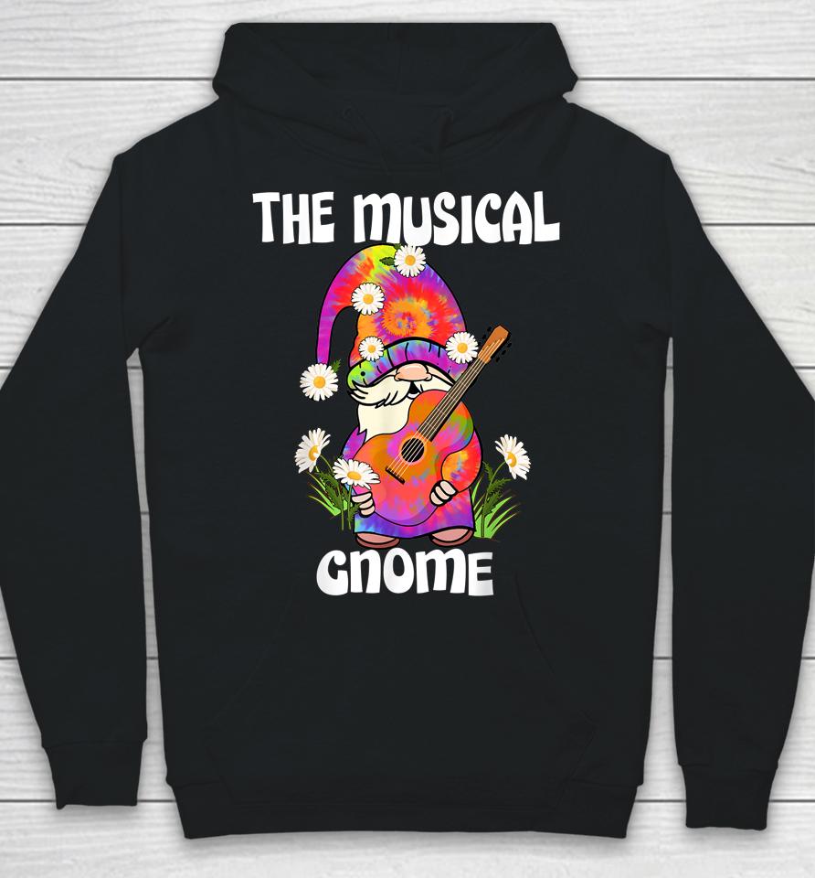 Musical Gnome Merry Christmas Tie Dye Pajamas Hoodie