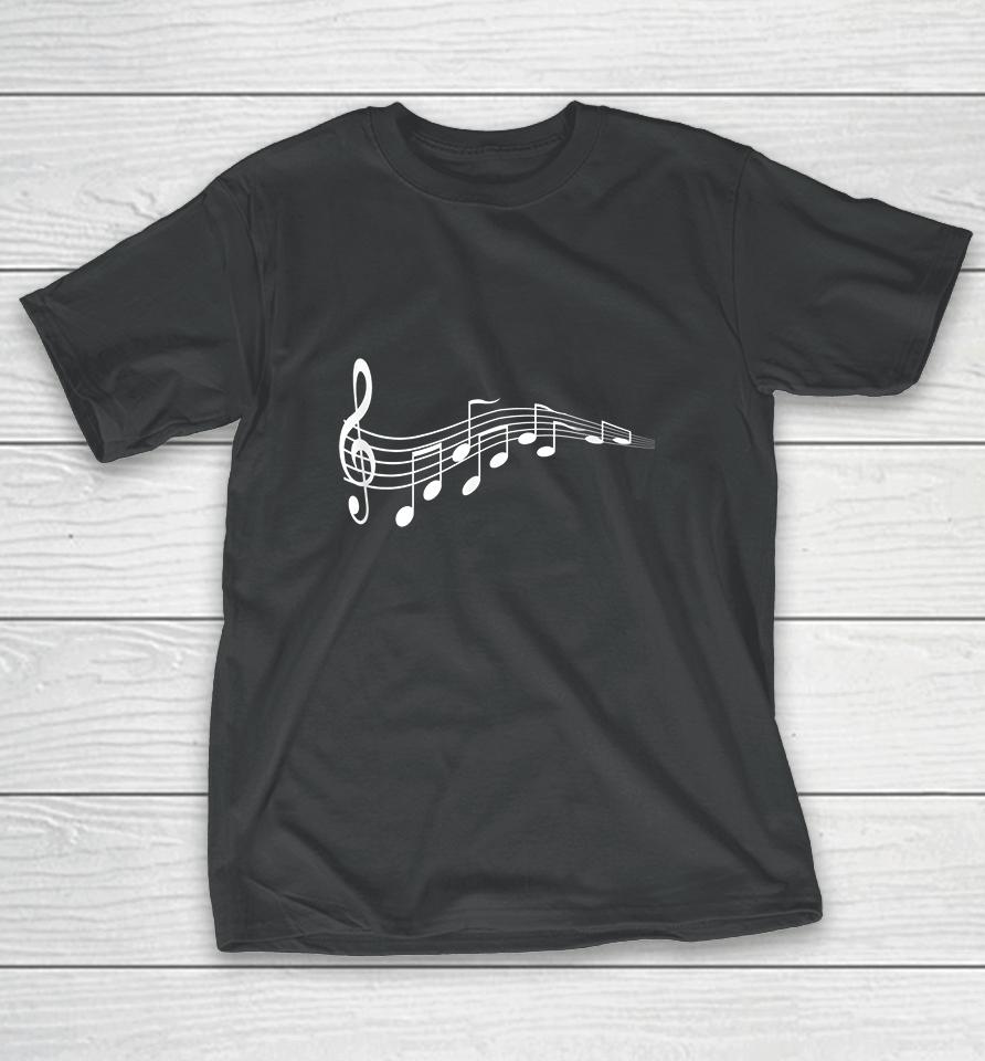 Musical Notes Music Dad T-Shirt