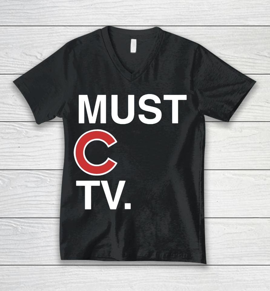 Must C Tv Unisex V-Neck T-Shirt