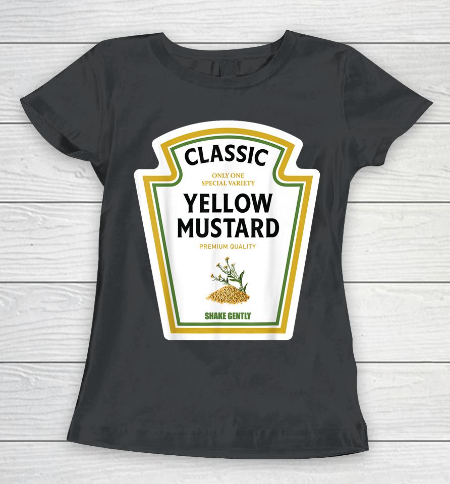 Mustard Halloween 2023 Costume Family Ketchup Team Family Women T-Shirt