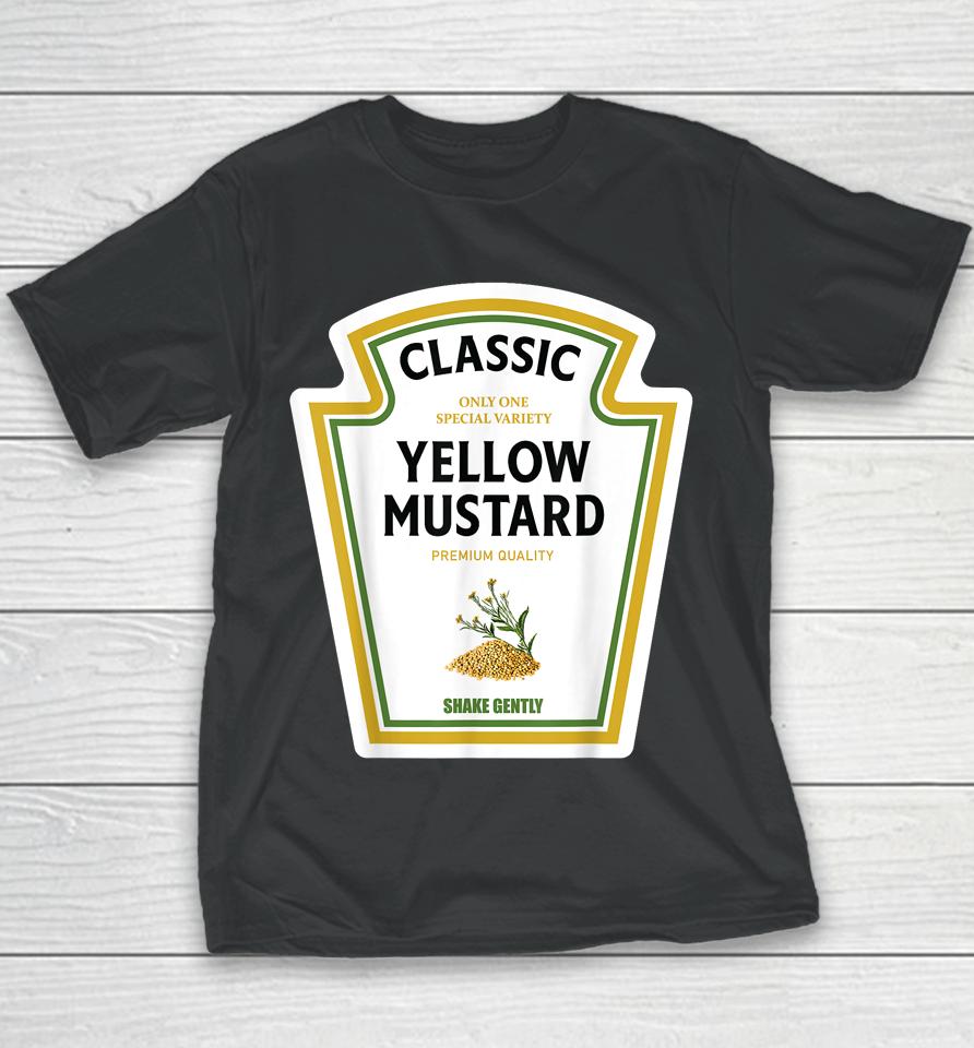 Mustard Halloween 2023 Costume Family Ketchup Team Family Youth T-Shirt