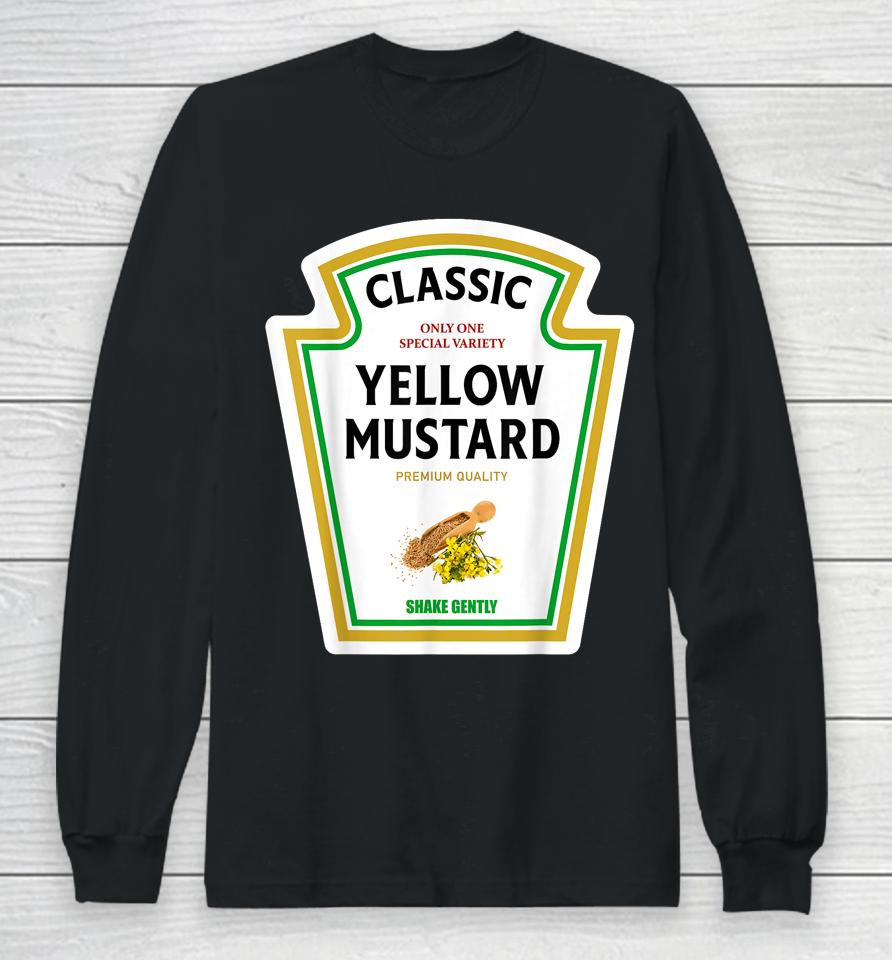 Mustard Halloween 2023 Costume Family Matching Ketchup Group Long Sleeve T-Shirt