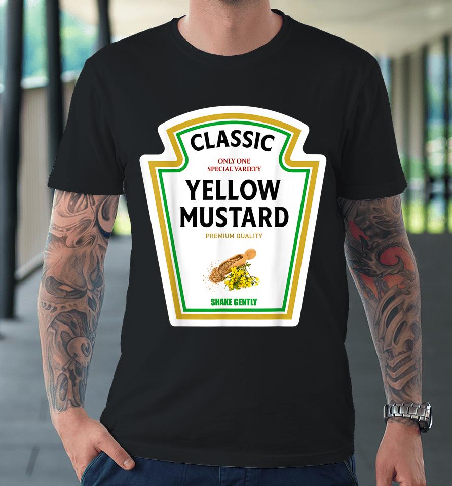 Mustard Halloween 2023 Costume Family Matching Ketchup Group Premium T-Shirt