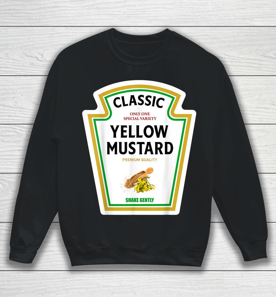 Mustard Halloween 2023 Costume Family Matching Ketchup Group Sweatshirt