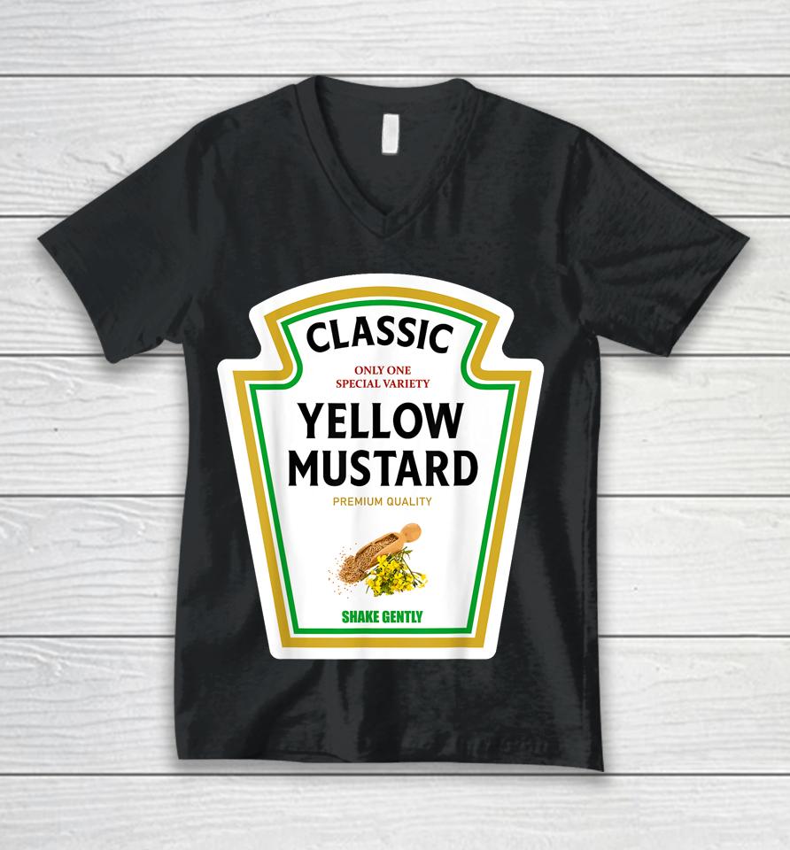 Mustard Halloween 2023 Costume Family Matching Ketchup Group Unisex V-Neck T-Shirt
