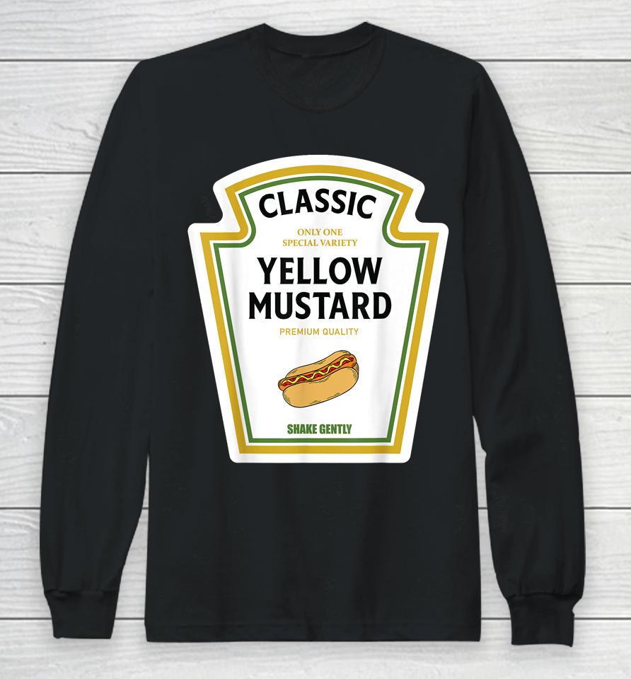 Mustard Halloween 2023 Costume Family Matching Ketchup Sauce Long Sleeve T-Shirt