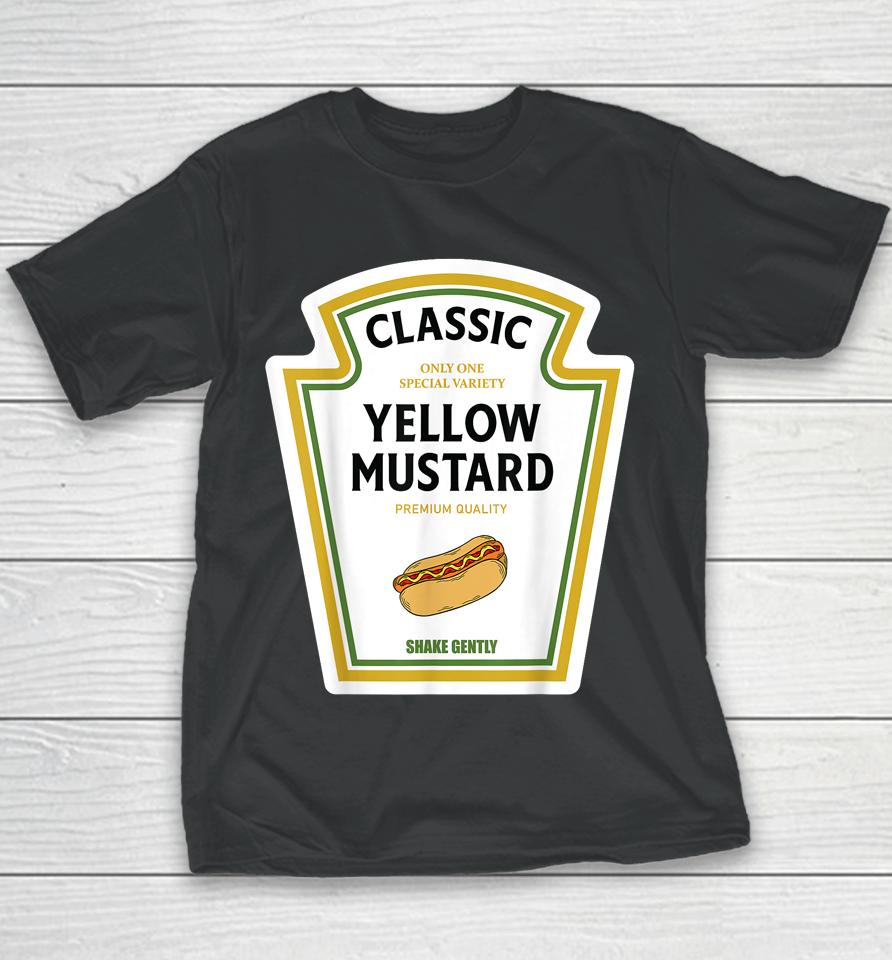 Mustard Halloween 2023 Costume Family Matching Ketchup Sauce Youth T-Shirt
