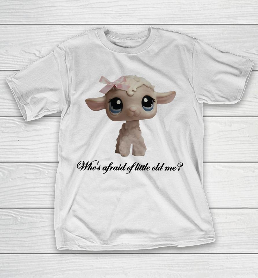 Mustardyardpress Who's Afraid Of Little Old Me Lamb T-Shirt