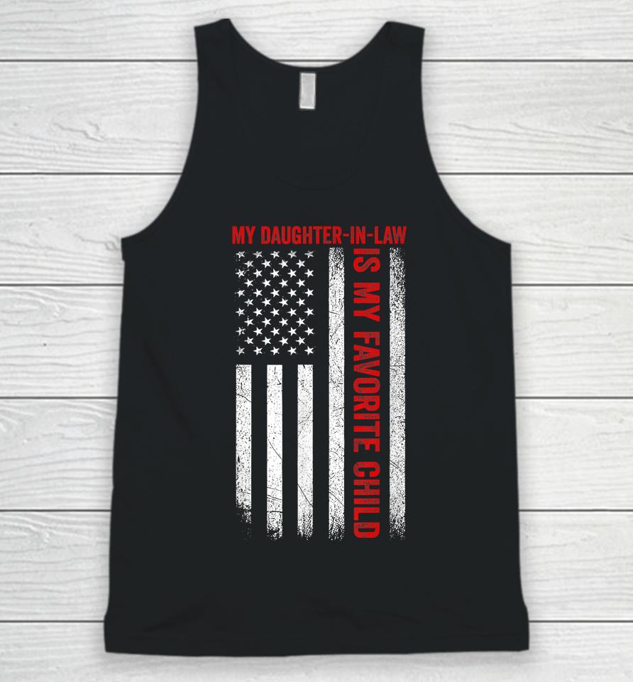 My Daughter In Law Is My Favorite Child American Flag Funny Unisex Tank Top