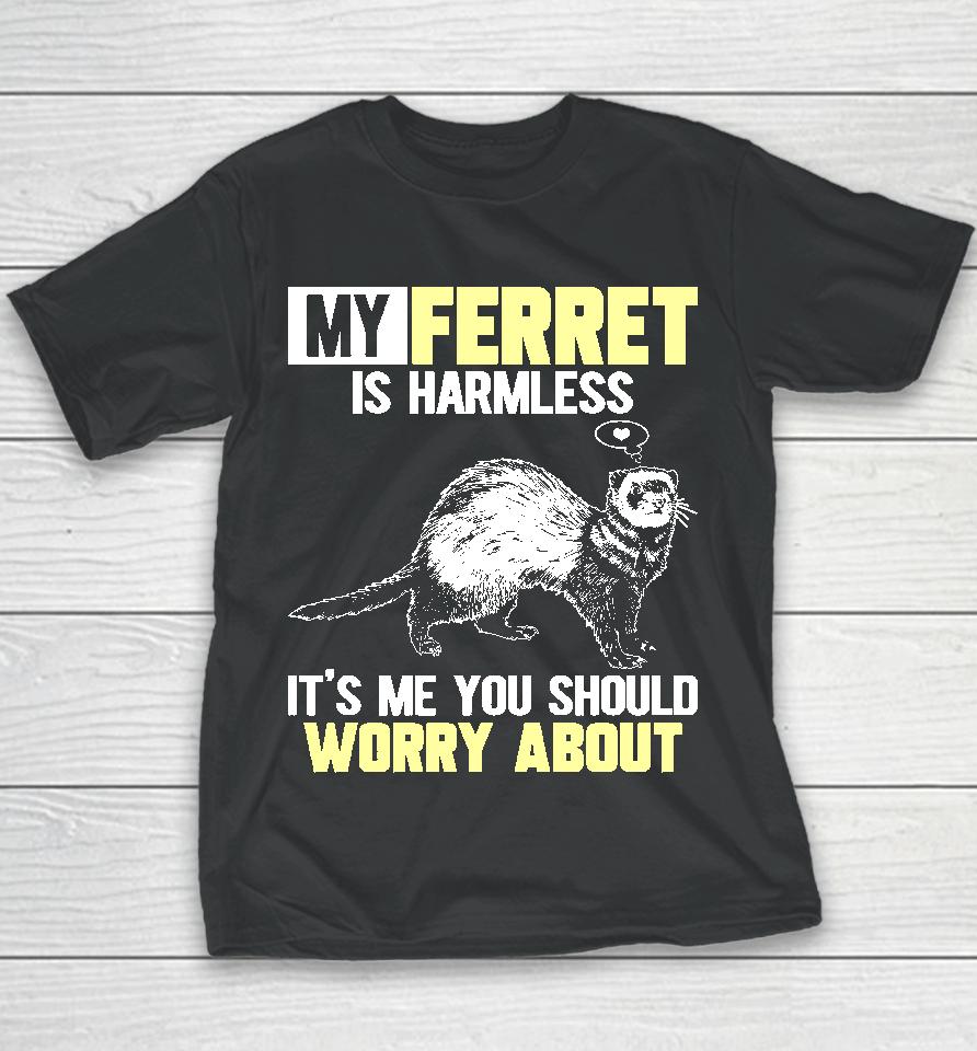 My Ferret Is Harmless Youth T-Shirt