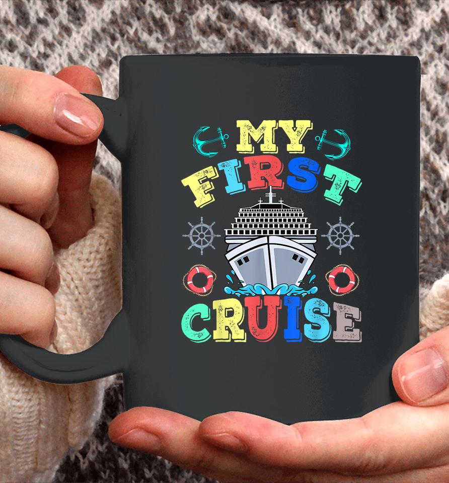 My First Cruise 2023 Tee Family Vacation Cruise Ship Travel Coffee Mug