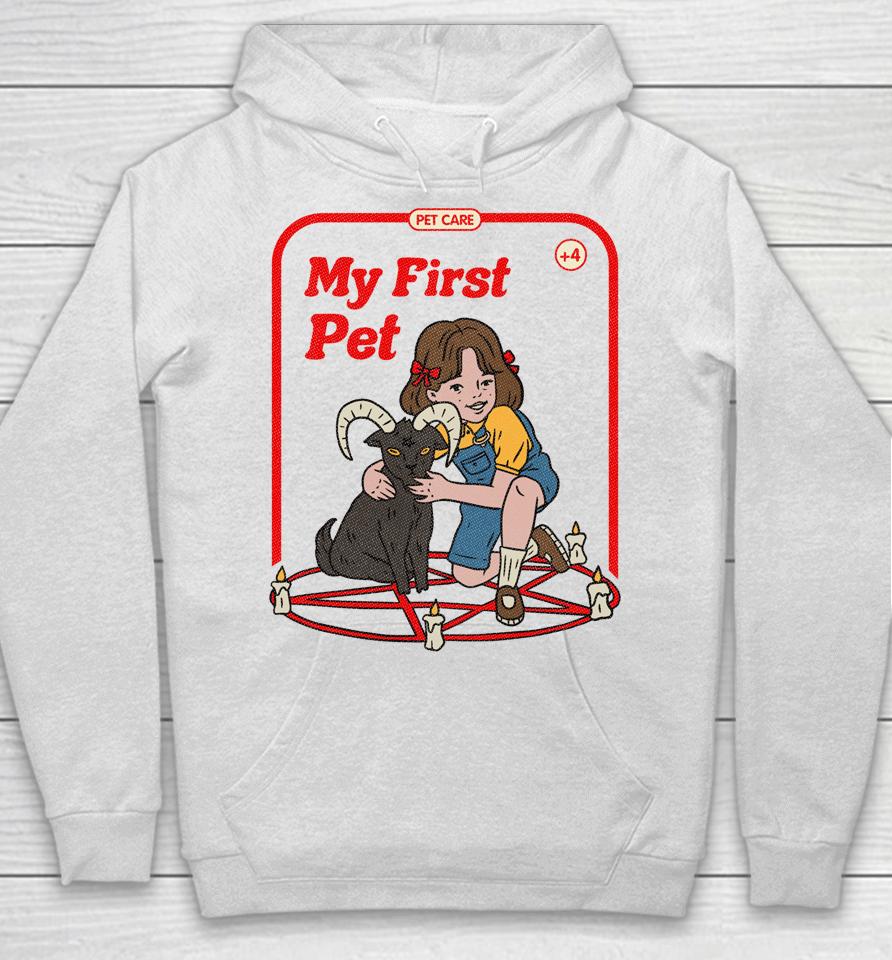 My First Pet Vintage Horror Goth Occult Childgame Hoodie