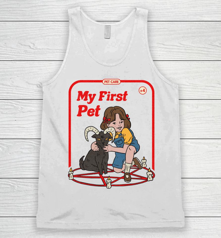 My First Pet Vintage Horror Goth Occult Childgame Unisex Tank Top