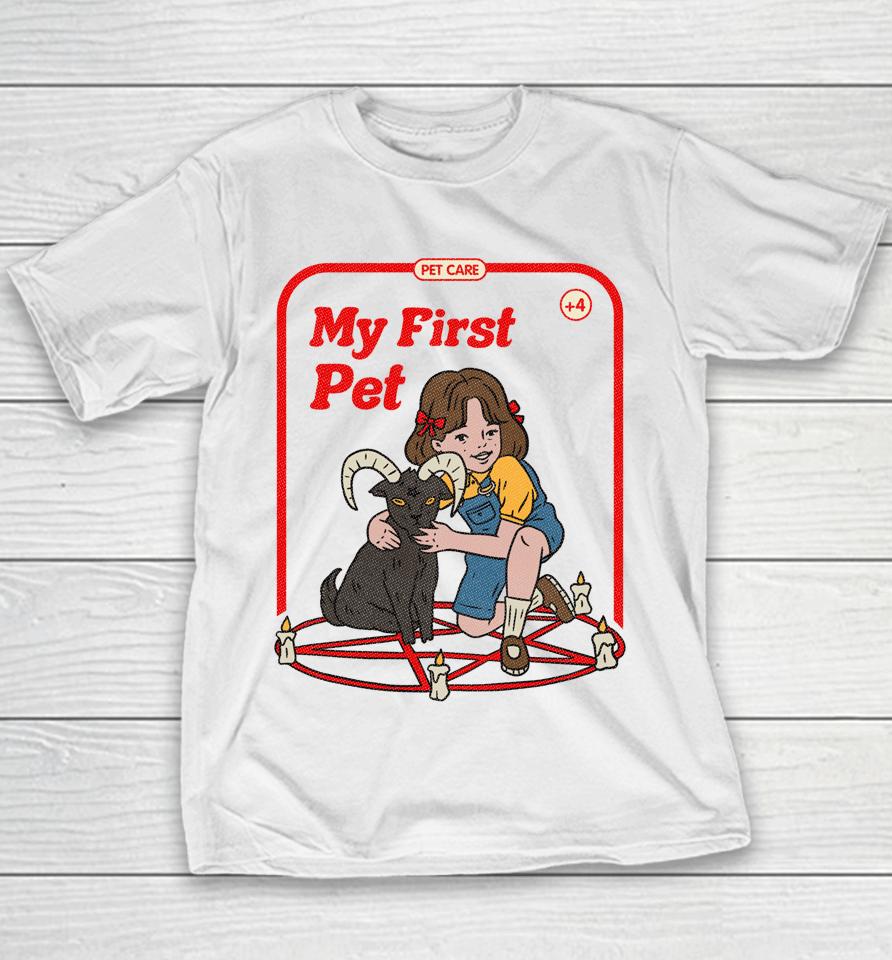 My First Pet Vintage Horror Goth Occult Childgame Youth T-Shirt