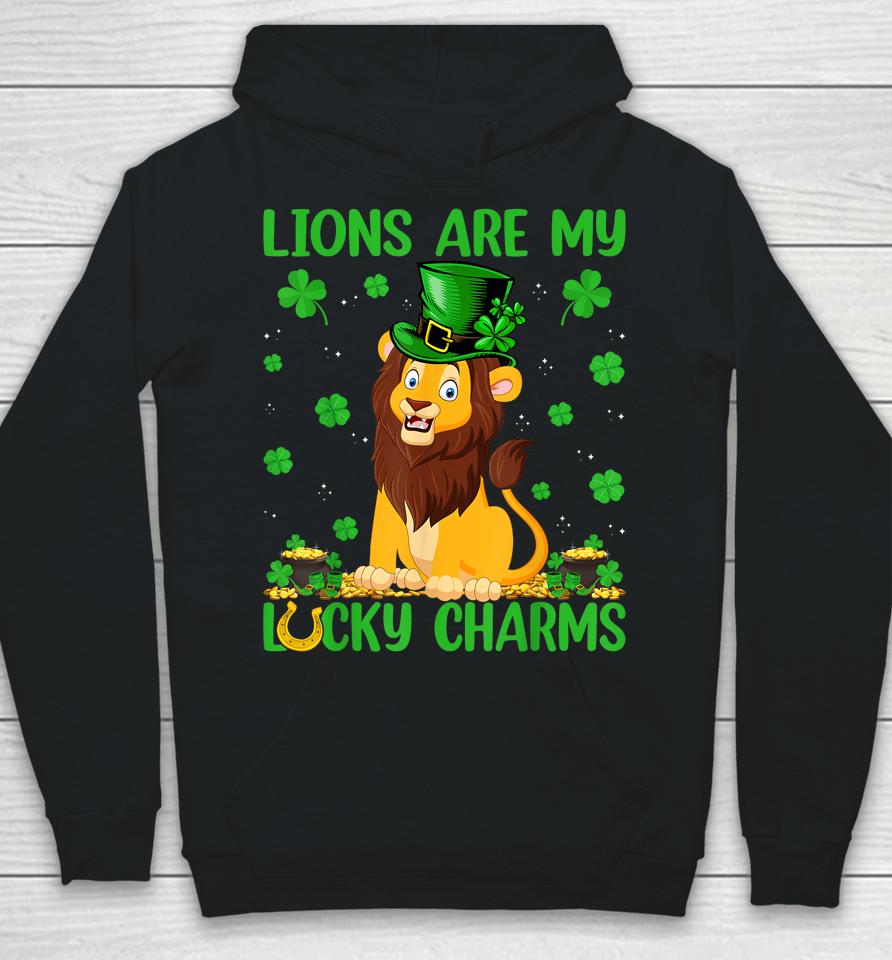 My Lions Are My Lucky Charms Boys Girls St Patricks Day Hoodie
