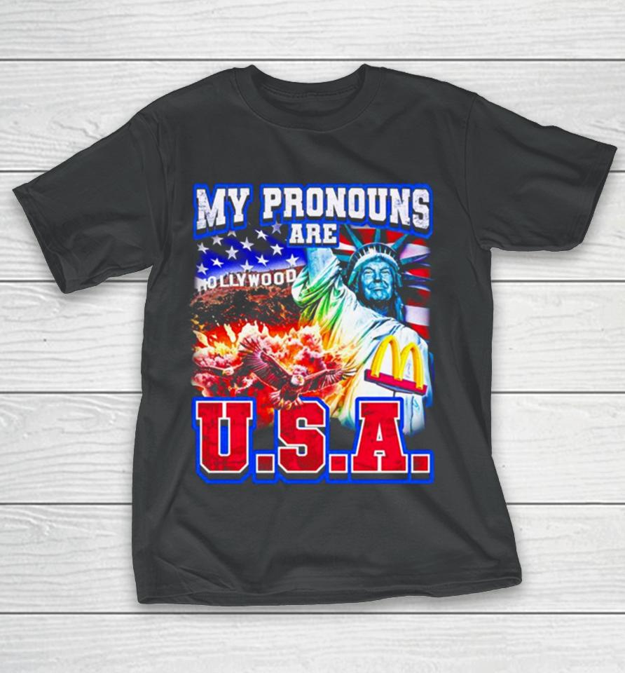 My Pronouns Are U.s.a Trump T-Shirt