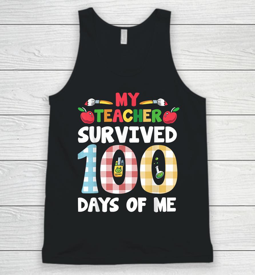 My Students Survived 100 Days Of Me Teacher Student Kids Unisex Tank Top