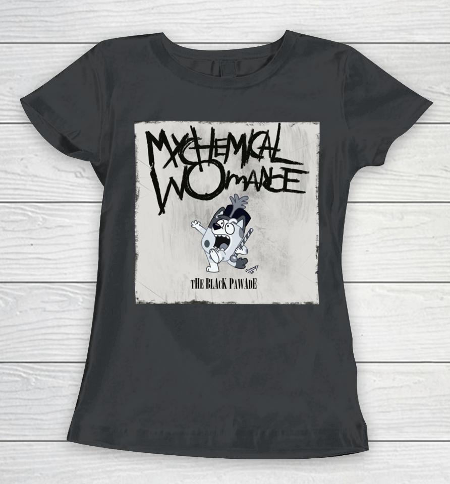 Mychemical Womance The Black Pawade Women T-Shirt