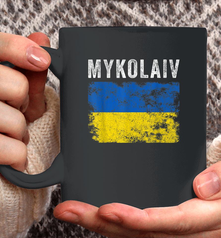 Mykolaiv Ukraine Flag Support The Ukranian Coffee Mug