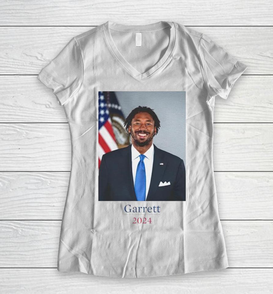 Myles Garrett 2024 President Women V-Neck T-Shirt