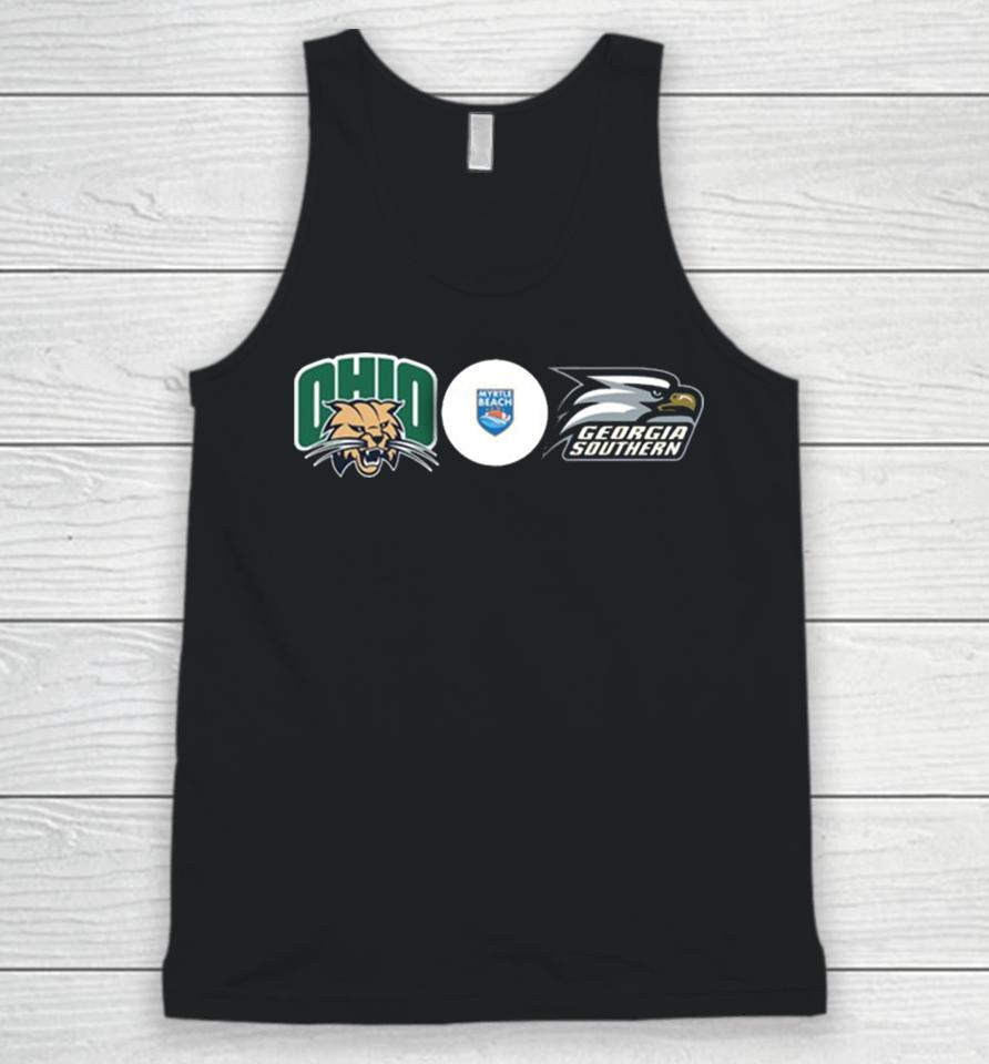 Myrtle Beach Bowl The Ohio Bobcats And Georgia Southern Eagles On Saturday December 16 2023 College Football Bowl Game Unisex Tank Top