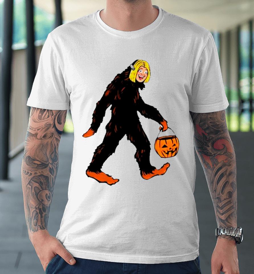 Mystical Halloween Sasquatch Bigfoot Premium T-Shirt