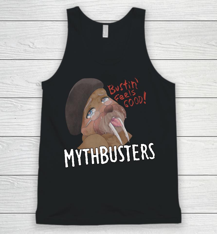 Mythbusters Bustin Feels Good Unisex Tank Top