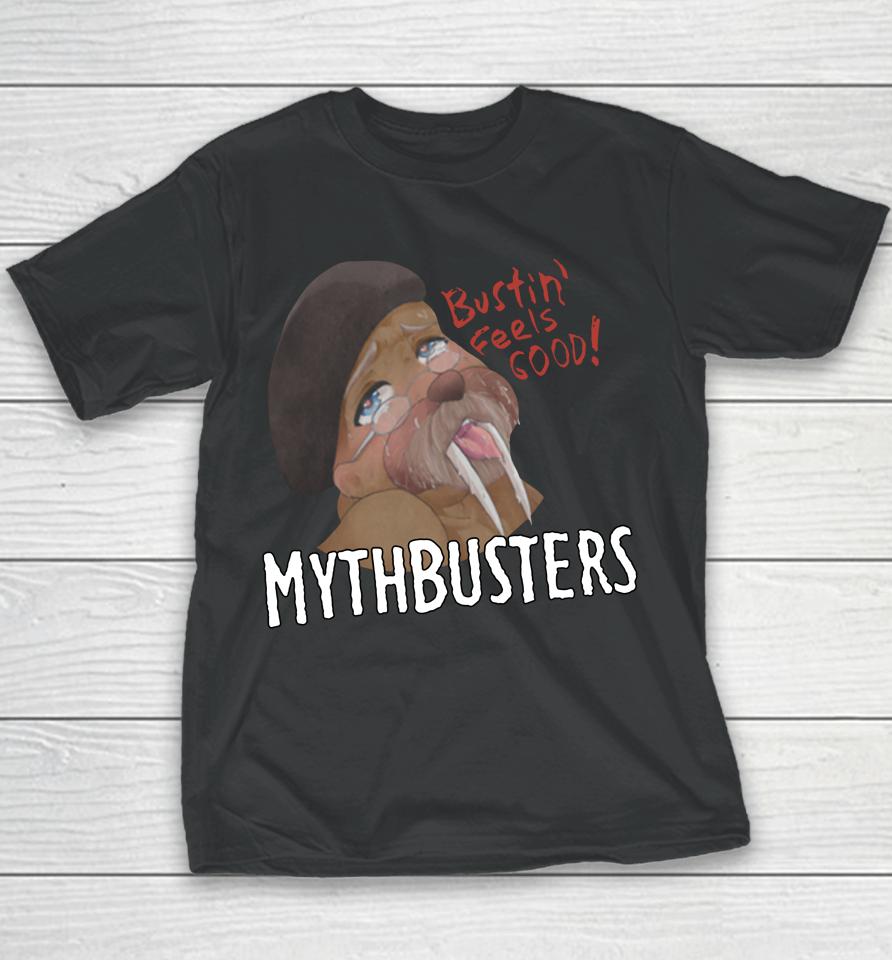 Mythbusters Bustin Feels Good Youth T-Shirt