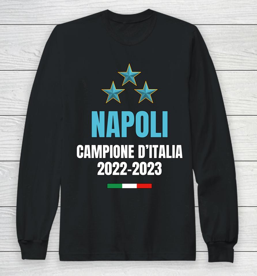 Napoli Champions 2022-2023 Long Sleeve T-Shirt